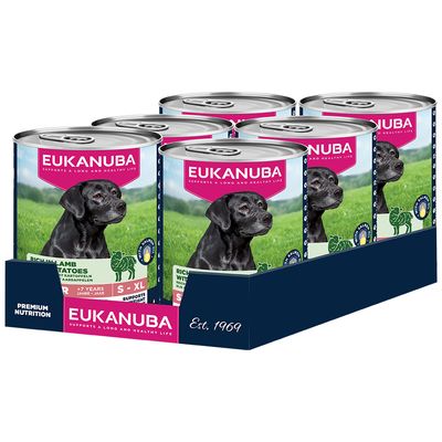 Eukanuba Senior bárány & burgonya 24 x 400 g