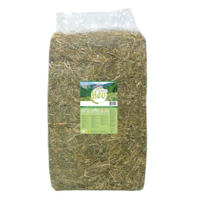 Bunny Nature FrischGras Heu. Envase con hierba fresca, ingredientes naturales e información sobre calidad y origen. Adecuado para pequeños animales.