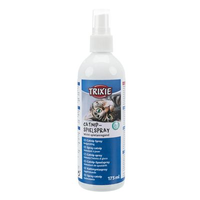 Trixie Catnip sprej za igru, potiče igru, 175 ml. Višejezični opis na pakiranju.