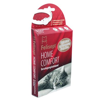 Felisept Home Comfort nyugtató nyakörv macskáknak, nyugtató illatanyagokat tartalmaz, tudományosan igazolt, hossza 35 cm.