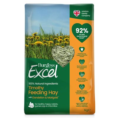 Burgess Excel Feeding Hay with Dandelion & Marigold 1kg