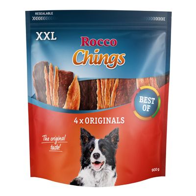 Rocco Chings XXL Pack Mix: Hühnerbrust, Entenbrust, Rind 900 g