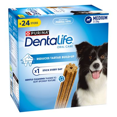 PURINA Dentalife snack napi fogápoláshoz közepes testű kutyáknak (12-25 kg)