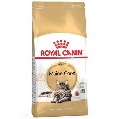 Royal Canin Adult Maine Coon Katzenfutter. Speziell angepasste Krokette und Unterstützung der Gelenke. Breed Nutrition für Maine Coon Katzen.