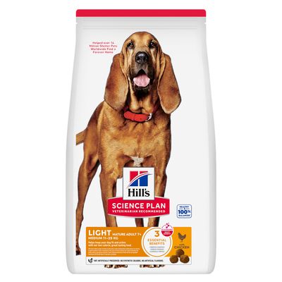 Hill's Science Plan Mature Adult 7+ Medium Light with Chicken