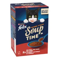Felix Soup Time Tender Strips 12 x 48 g - Farm selection (szárazföldi ízek)