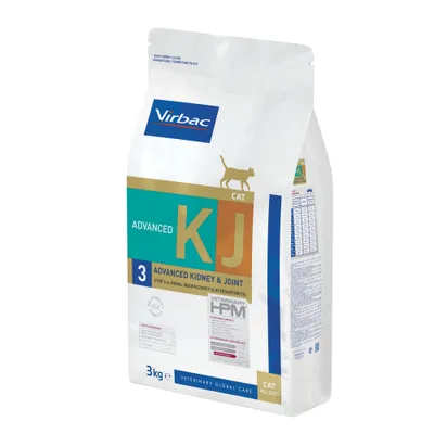 Virbac Veterinary HPM Cat Advanced Kidney & Joint Support KJ3 - 2 x 3 kg Virbac Veterinary HPM Cat Advanced Kidney & Joint Support KJ3 - 2 x 3 kg