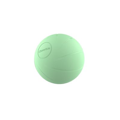 Cheerble Ball w kolorze miętowym ze strukturalnym wzorem i wygrawerowanym logo Cheerble.