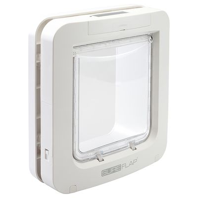 Przycisk odtwarzania filmu o produkcie SureFlap. Kliknij tutaj, aby obejrzeć wideo prezentujące funkcje produktu.
