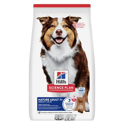 Hill's Science Plan Mature Adult 7+ Medium bárány & rizs