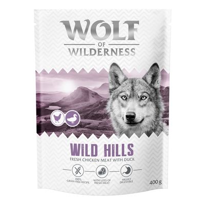 Wolf of Wilderness Adult "Wild Hills" kacsa - gabonamentes