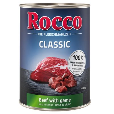 Rocco Real Hearts, húsétel egész csirke szívekkel. Íz: marha. Tartalom: 400 g.