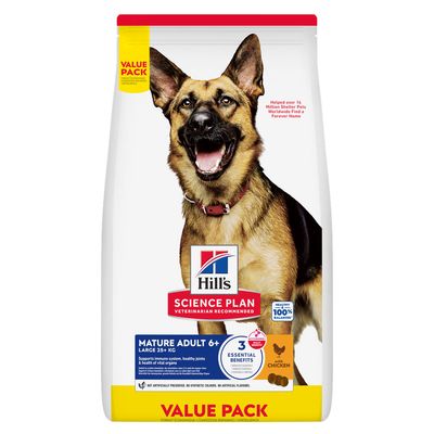 Hill's Science Plan Mature Adult 6+ Large csirke