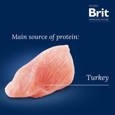 Brit Premium by Nature Light, indyk i owies, 40%, dla psów z problemami z wagą. Bez GMO, bez soi, wspiera kontrolę wagi, stawy i funkcje serca.