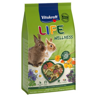 Vitakraft Life Wellness törpenyúleledel 5 x 600 g