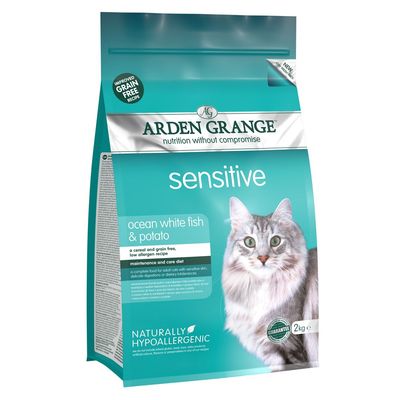 Arden Grange Sensitive Ocean White Fish & Potato - Adult Cat Arden Grange Sensitive Ocean White Fish & Potato - Adult Cat