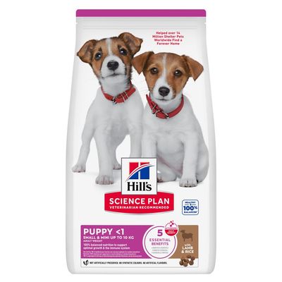 Hill`s Science Plan Puppy Small & Mini bárány & rizs
