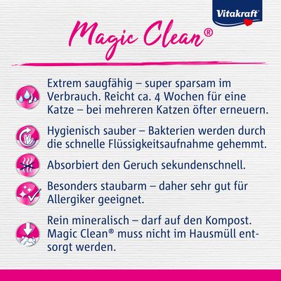 Vitakraft Magic Clean Silikatstreu