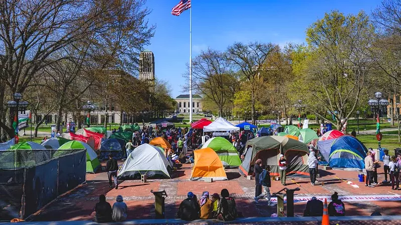 Image: FBI, police raid homes of pro-Palestinian activists tied to U-M protests (2)