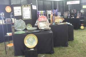 MACA booth PPCF 2009 MACA booths at the Pink Palace Craft Fair