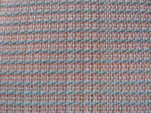 detail light green weft lace weave
