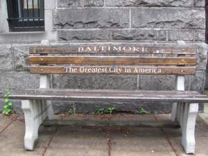 Baltimore bench