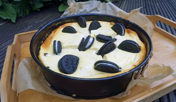 Cheesecake mit Schoko-Keksen - Ein einfacher und leckerer Käsekuchen* 1 Cheesecake mit Schoko Keksen einfacher und leckerer Kaesekuchen 2