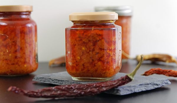 Selbst gemachte Harissa-Paste ~ die feurige Chili-Paste aus Nordafrika* 1 Selbst gemachte Harissa Paste die feurige Chili Paste aus Nordafrika 1