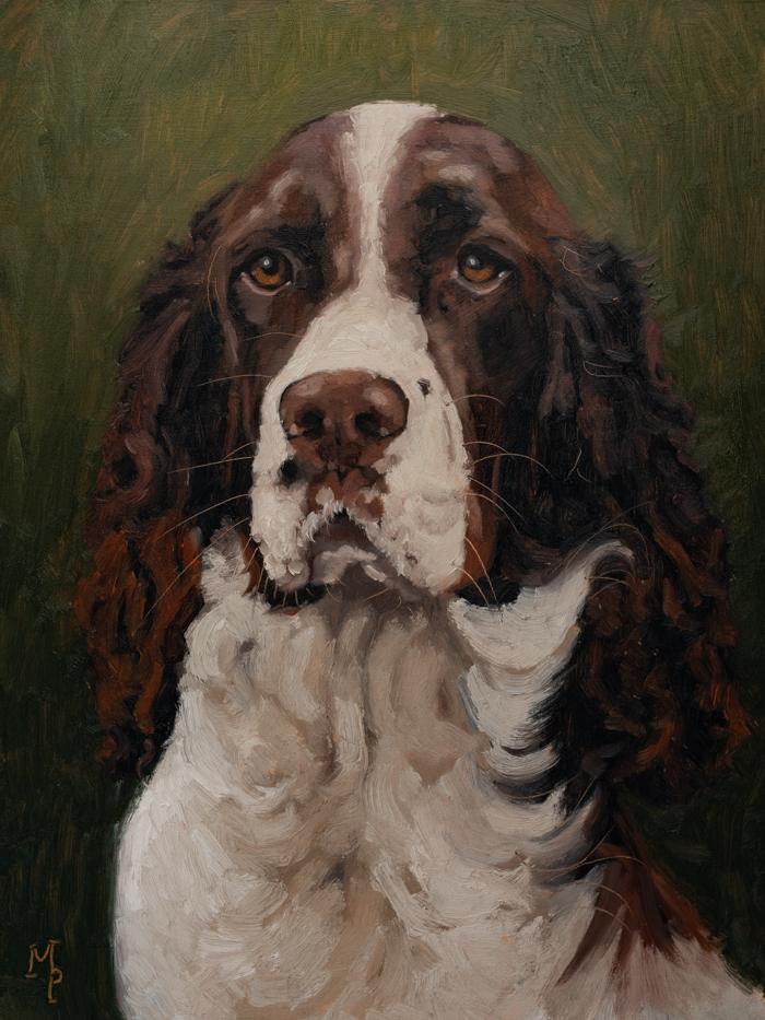 original oil painting | dog portrait | marian parsons fine art