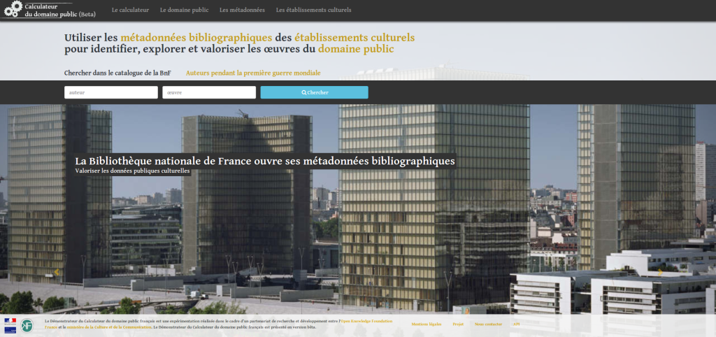 Capture du site