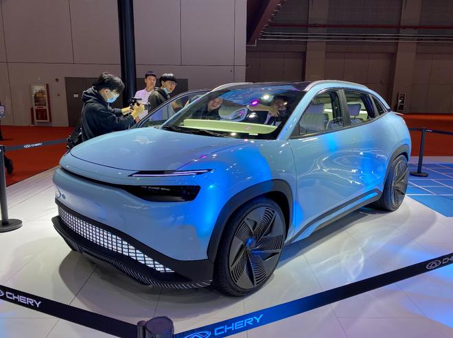 2021年上海车展：奇瑞新能源携��?/小蚂蚁亮��?