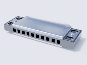 harmônica Modelo 3D