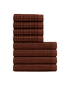 8-Piece Waffle Bath Sheet Set