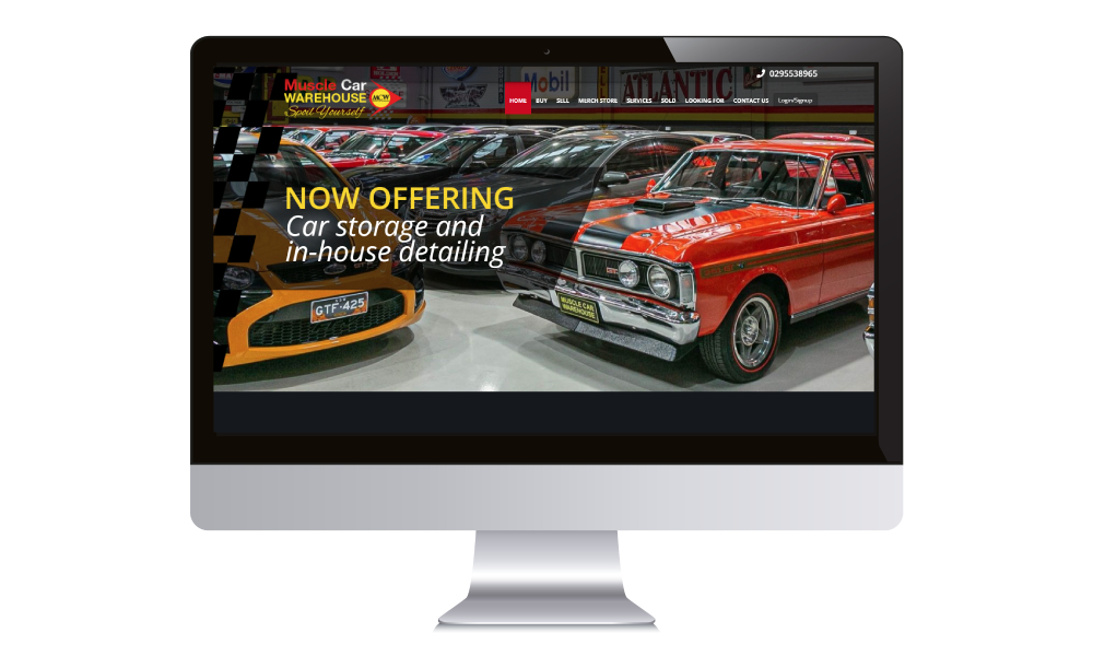 Muscle Care Warehouse Website Design - Ozlocal Australia