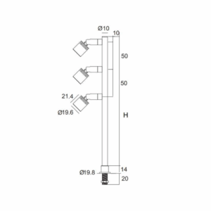 Alternative view of Parify LED Stalk Light (PAR112M)