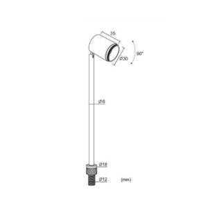 Alternative view of Parify LED Stalk Light (PAR113) Zoomable