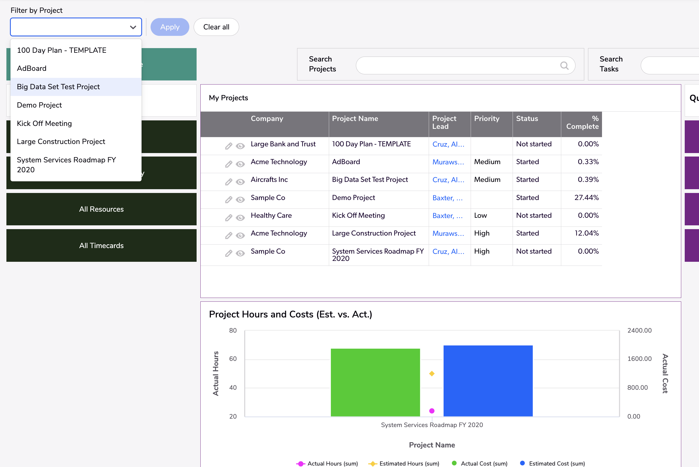 Quickbase Gantt Template App 1
