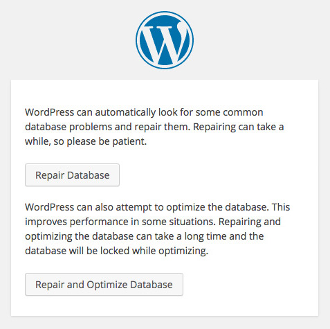 Enable WP Database Tools