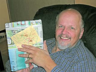 man with gift