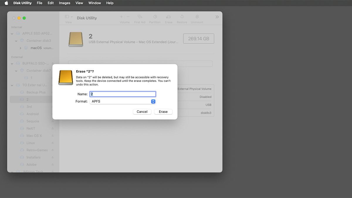 Disk Utility can Erase new drives for use as a clone.
