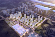 浐灞国际港浐河中铁阅湖楼盘新房真实图片