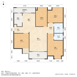 鑫远翡丽郡4室2厅133.45㎡238万二手房图片