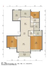 建发独墅湾3室2厅123.64㎡265万二手房图片