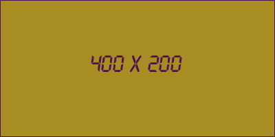 Placeholder 400x200 with frame and without crosshairs Placeholder 400x200 with frame and without crosshairs
