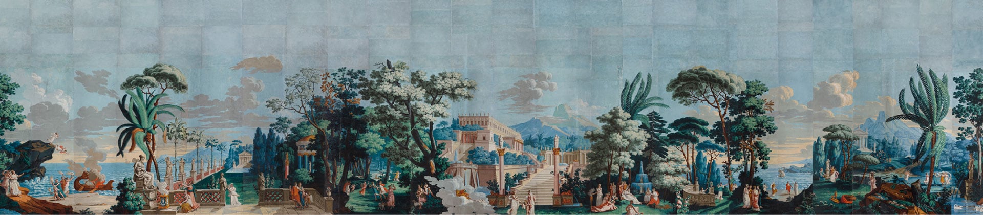 a panoramic tapestry