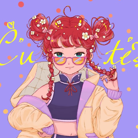 Cute?パープル