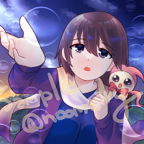 【実績】楽曲イメージイラスト