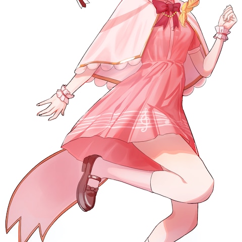Vtuber グッズなど汎用イラスト