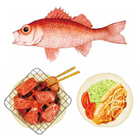 食のイラスト