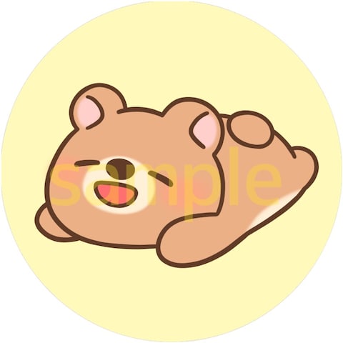 クマのアイコン作成